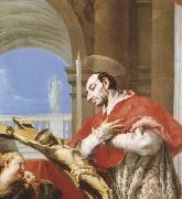 Giovanni Battista Tiepolo St Charles Borromeo (mk08) Spain oil painting artist